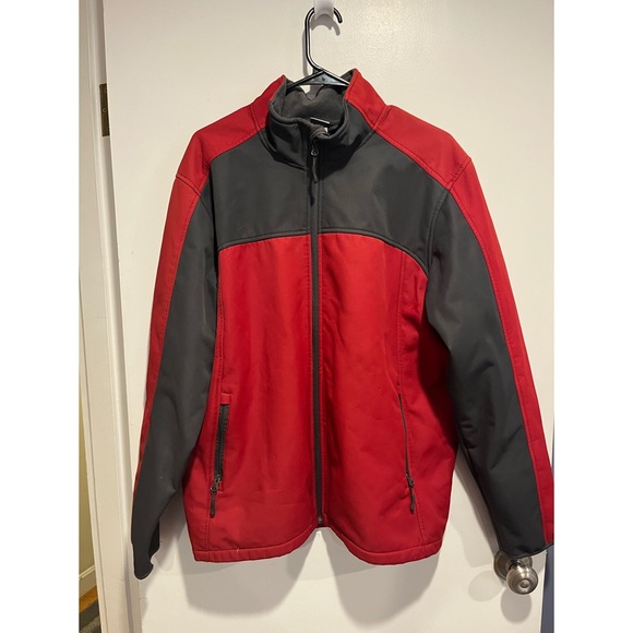 Champion Jacket - men’s large - red and gray - Picture 1 of 5